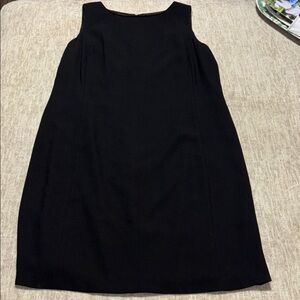 Peter Nygard 16 Jet black sheath pencil dress Fully lined like New wedding